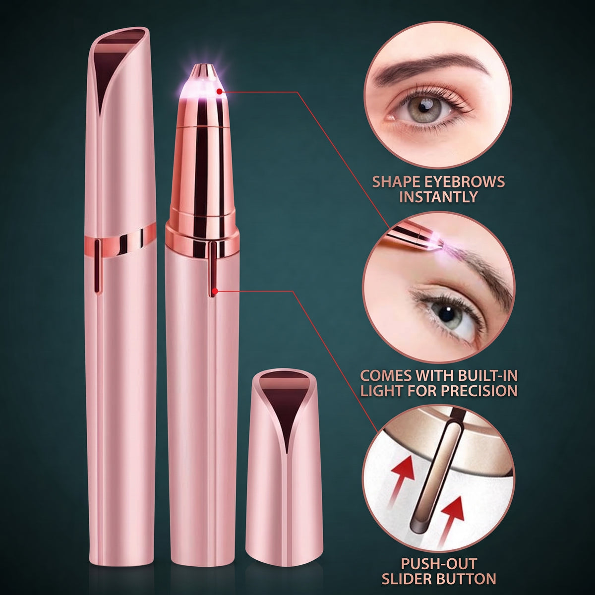 Electric eyebrow trimmer