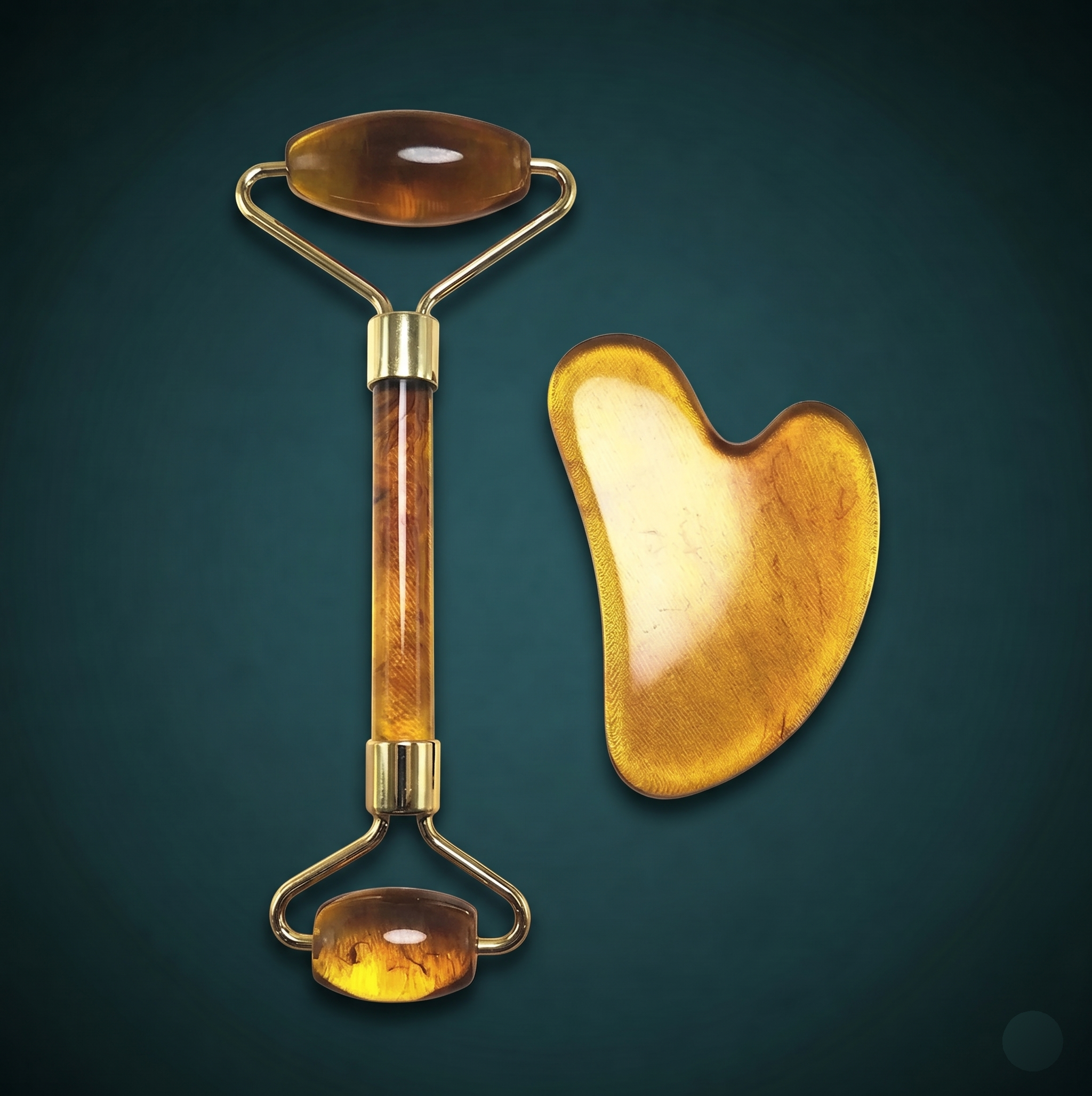 massage roller and gua sha set