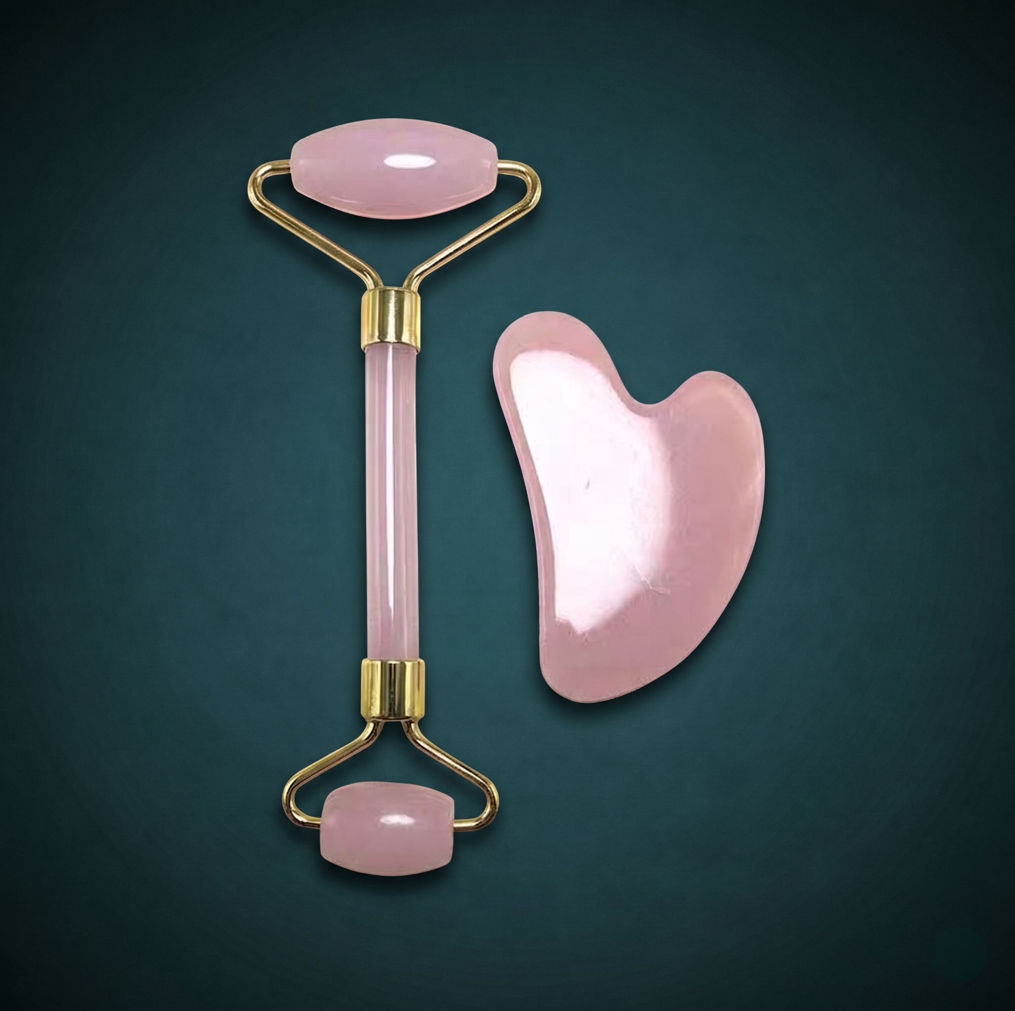 massage roller and gua sha set