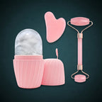 3-Piece Facial Ice Mold & Massage Tool Set