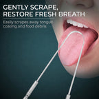 Stainless Steel Tongue Scraper – Oral Hygiene Cleaner