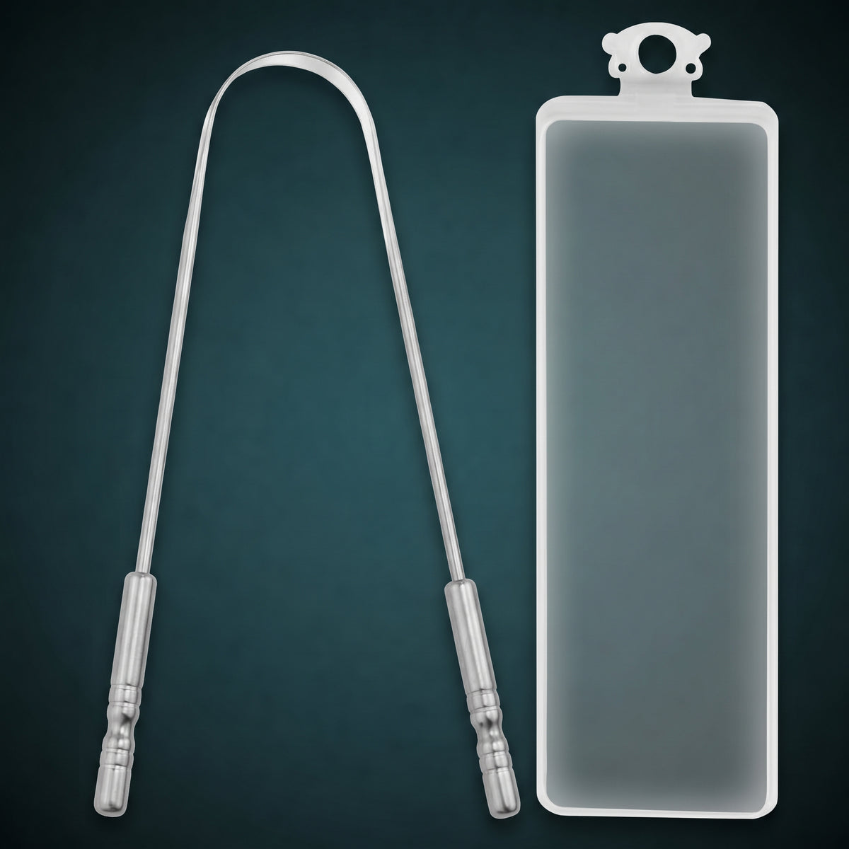 Stainless Steel Tongue Scraper – Oral Hygiene Cleaner