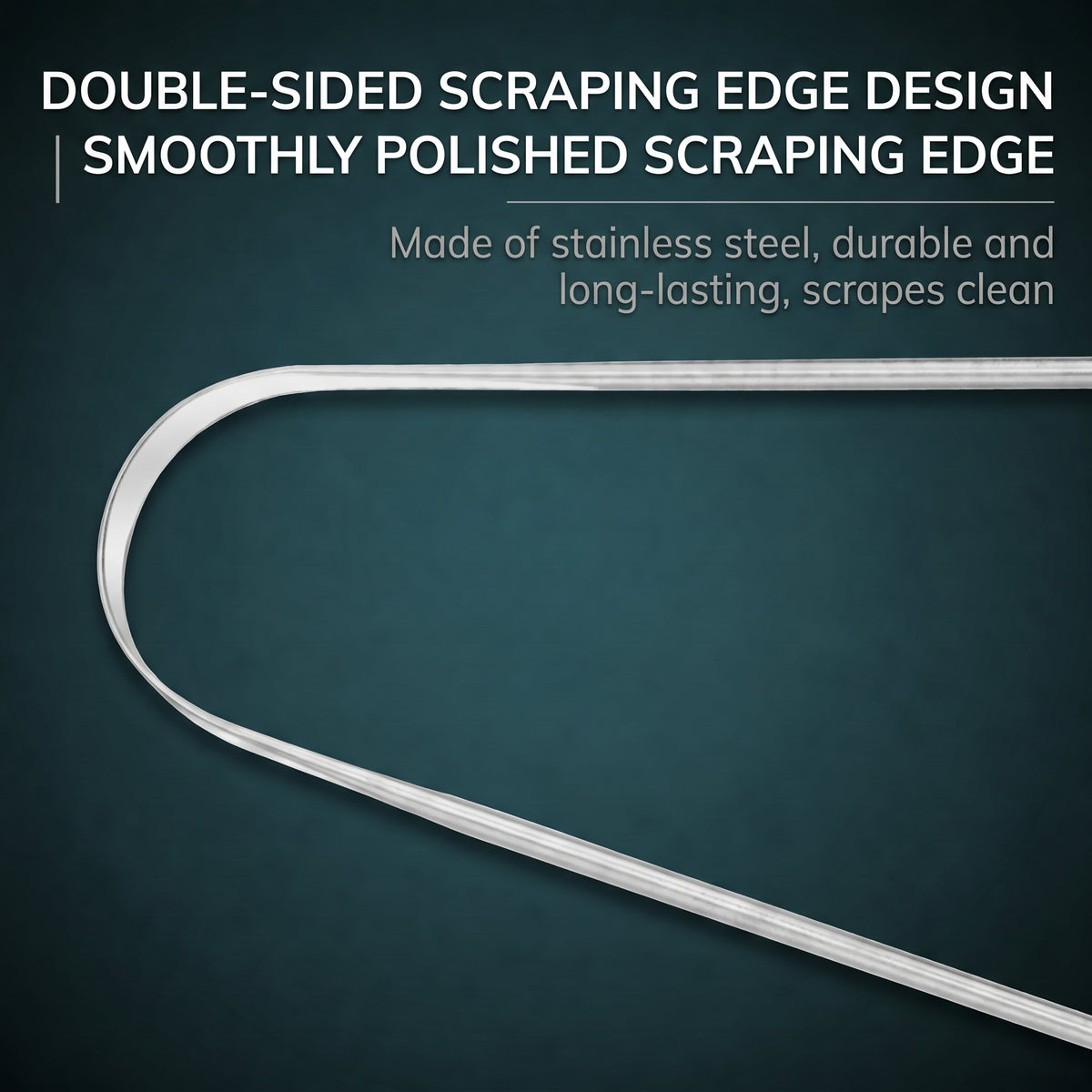 Stainless Steel Tongue Scraper – Oral Hygiene Cleaner