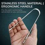 Stainless Steel Tongue Scraper – Oral Hygiene Cleaner